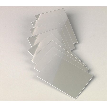 FREY SCIENTIFIC Frey Scientific 563297 3.5 x 2.5 in. Unbreakable Mirrors - Pack of 8 563297